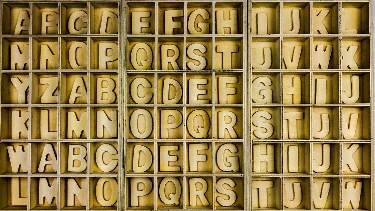 Uppercase letters are called such because printers used to store them in cases located higher than the "lower case" letters.