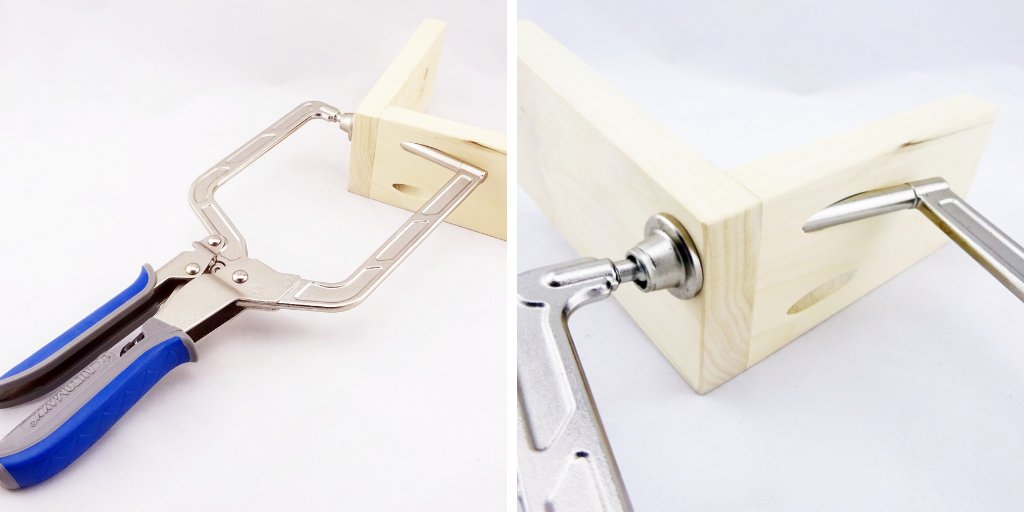 Our Kreg clamps feature a no-slip comfort grip, which improves your hold and protects against pinching. Both arm ends have oversized pads designed to spread out clamping pressure.

SHOP > qoo.ly/35gcpf