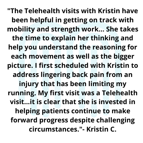 MendColo's tweet image. Is Telehealth effective for avid runners?
-
Thank you, Kristin C. for the kind review!
-
#telehealth #telemedicine #boulderrunning #mendcolorado #bouldercolorado #runco