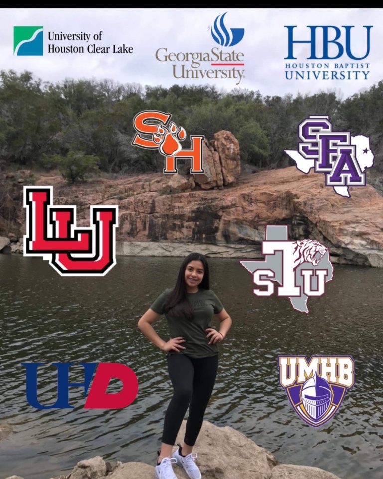YWCPAHISD's tweet photo. #Classof2020 senior, Ashley has committed to @SamHoustonState and plans to major in #CriminalJustice 👮‍♀️👮‍♀️👮‍♀️  She has received over $48K in scholarship dollars! 💰💰💰 We are very proud of you Ashley! #SheIsCollegeBound🎓#YWCPArose🌹 https://t.co/BoVltu6agr