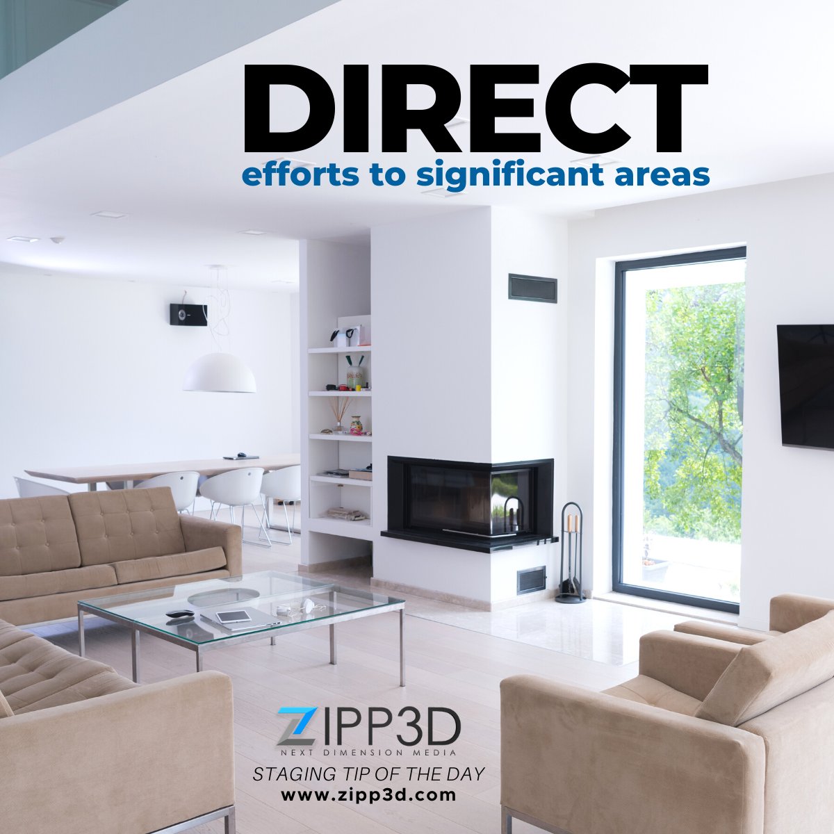 Zipp3D's tweet photo. Limit your time in staging rooms that are less likely to create an impact.⏳

👍Read more tips here: https://t.co/1CzgBBfXPj

#proptech #zipp3d #homestaging #homedesigntips #homestylingmadeeasy #homeinteriorideas #homedesigndecor #homestylingandinterior #homestagingtips #homes https://t.co/P7lgmDeeAj