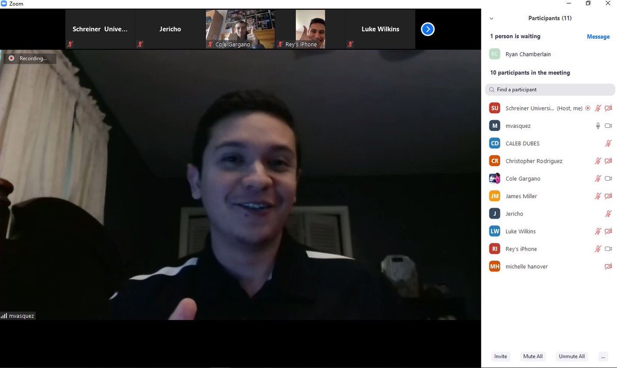 SchreinerAdm's tweet photo. First Live Chat is underway!! #SchreinerUniversity #futureisneer #professorchats https://t.co/joj0NCDQJu