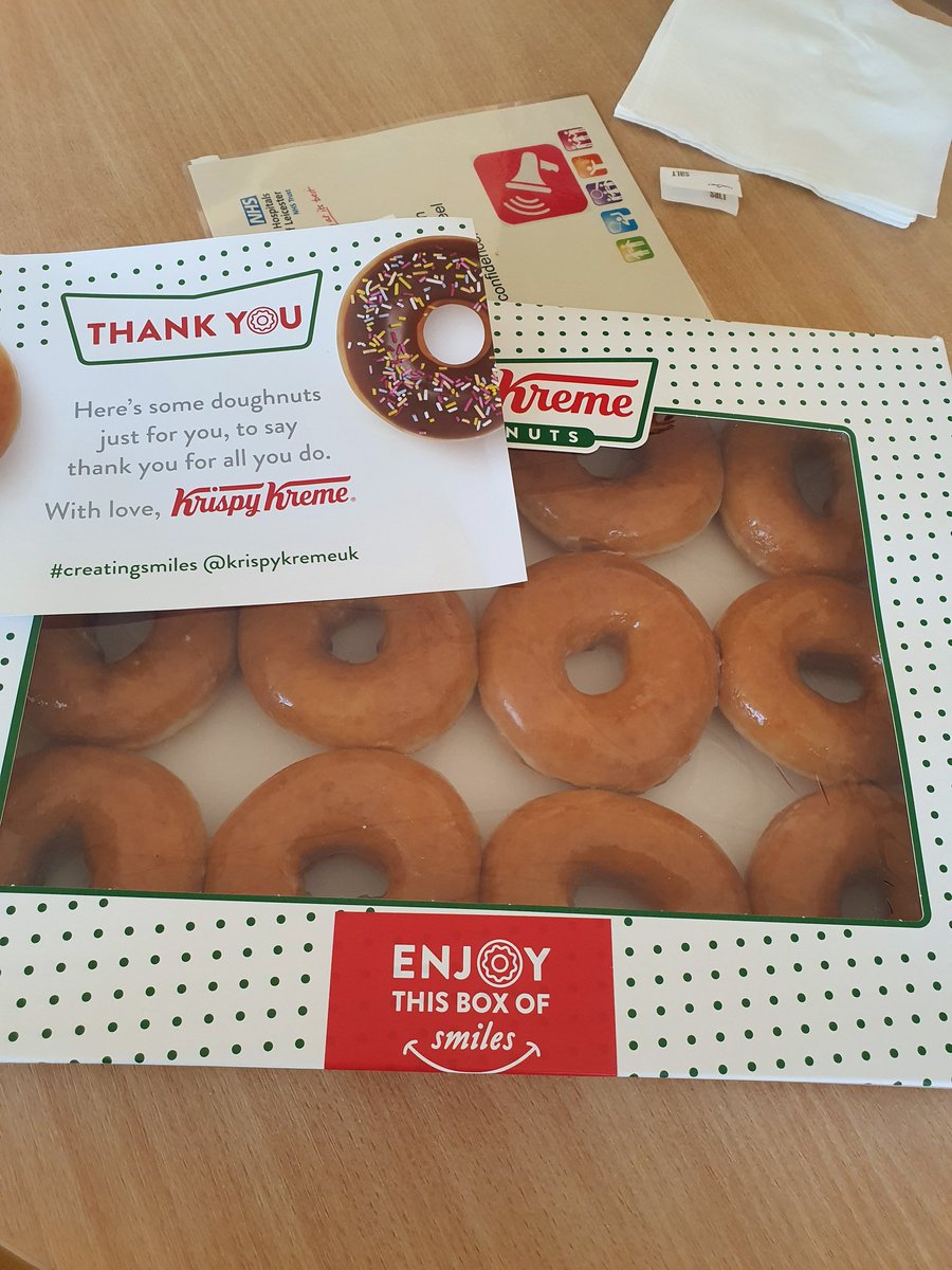 Thank you <a href="/krispykremeUK/">Krispy Kreme UK</a> from <a href="/Leic_hospital/">Leicester's Hospitals</a> #uhlmaternity