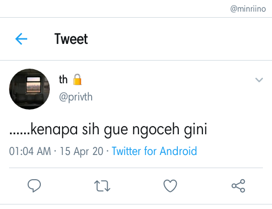 16. ngapain ngoceh?