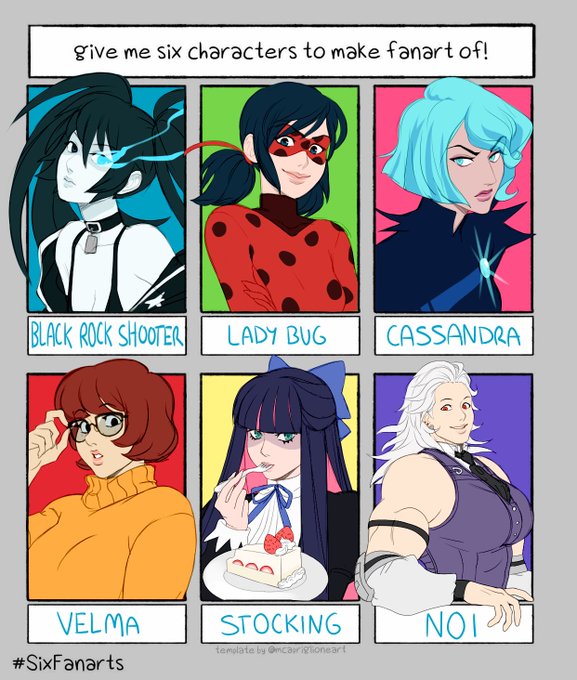 Finally got around to finishing this #SixFanarts thing ! 
