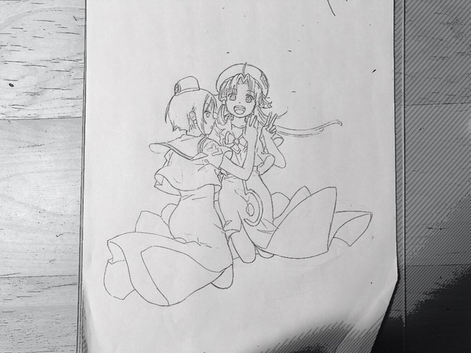 ARIA新作と聞いて描かずにはいられなかったのでとりあえず下書き
あとで塗り塗りしていく〜
#ARIAカンパニー 
#ARIA新作おめでとう 
#ARIA 