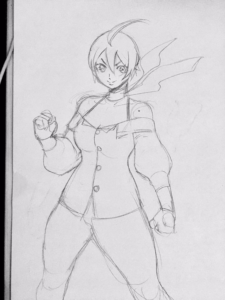 I drew cass @poderdohokuto character of runni gunni this is a older design tho.