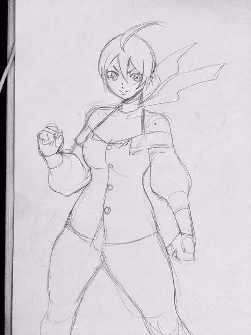 I drew cass @poderdohokuto character of runni gunni this is a older design tho. 