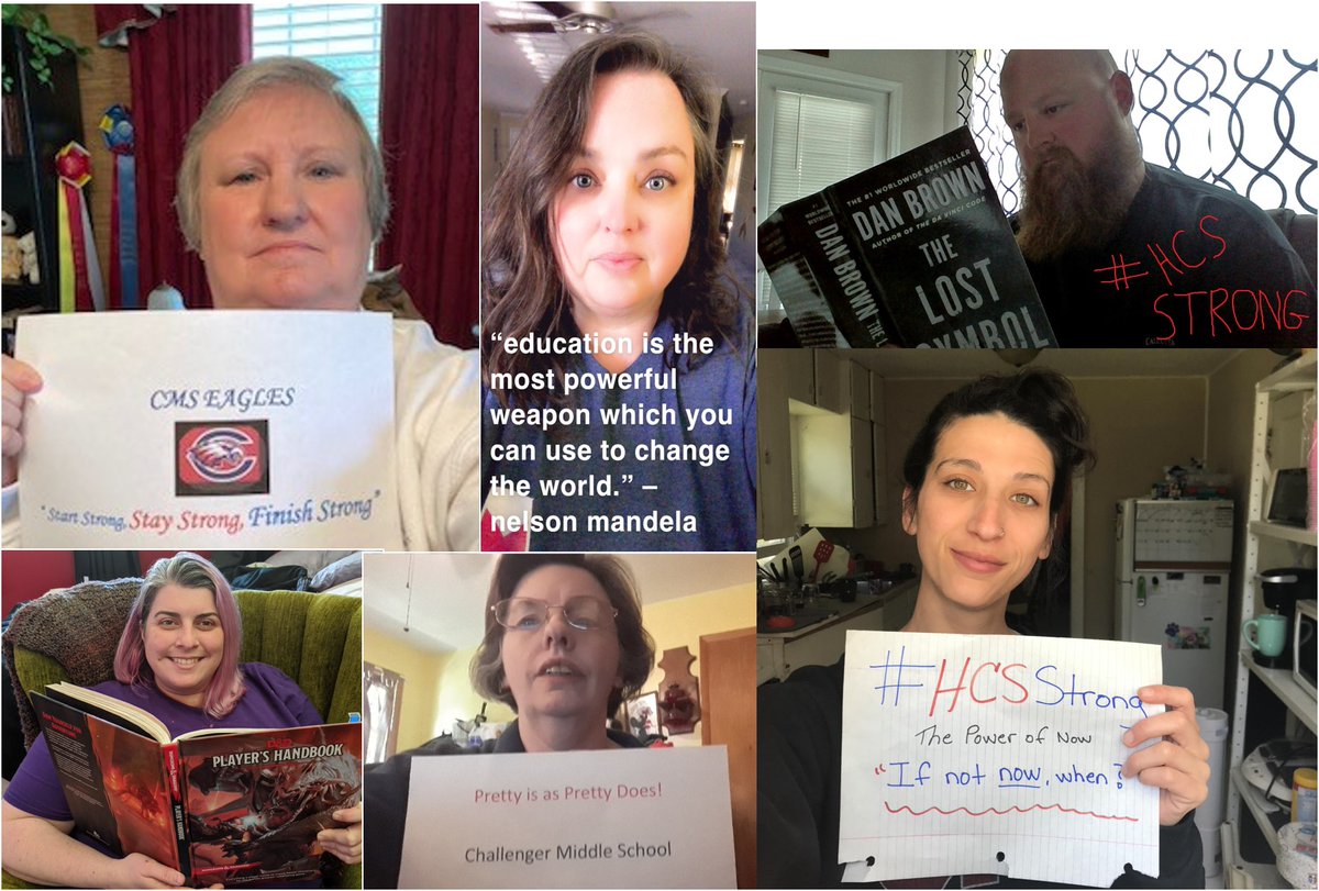 Challenger MS is sharing our favorite quote or book <a href="/HSVk12/">Huntsville City Schools</a>   Keeping #HCStrong with Spirit Week!