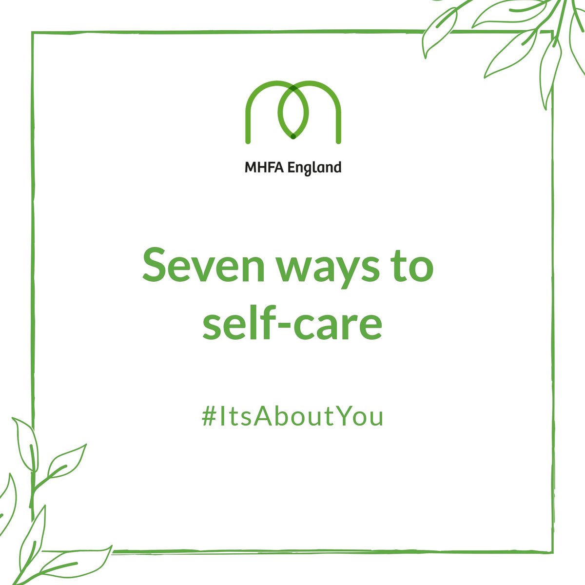 This week, if you can, why not try to have a device and digital detox in the evening. Use the free time to check-in with yourself - how are you feeling?  #ItsAboutYou
