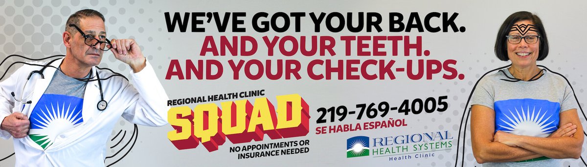 north_staff's tweet photo. Join the fight to stay healthy with NWI Regional Health Systems! No insurance or appointment needed. Se habla espanol (219) 769-4005. No hay necesidad de aseguranza o cita. https://t.co/X7HHKbefzi