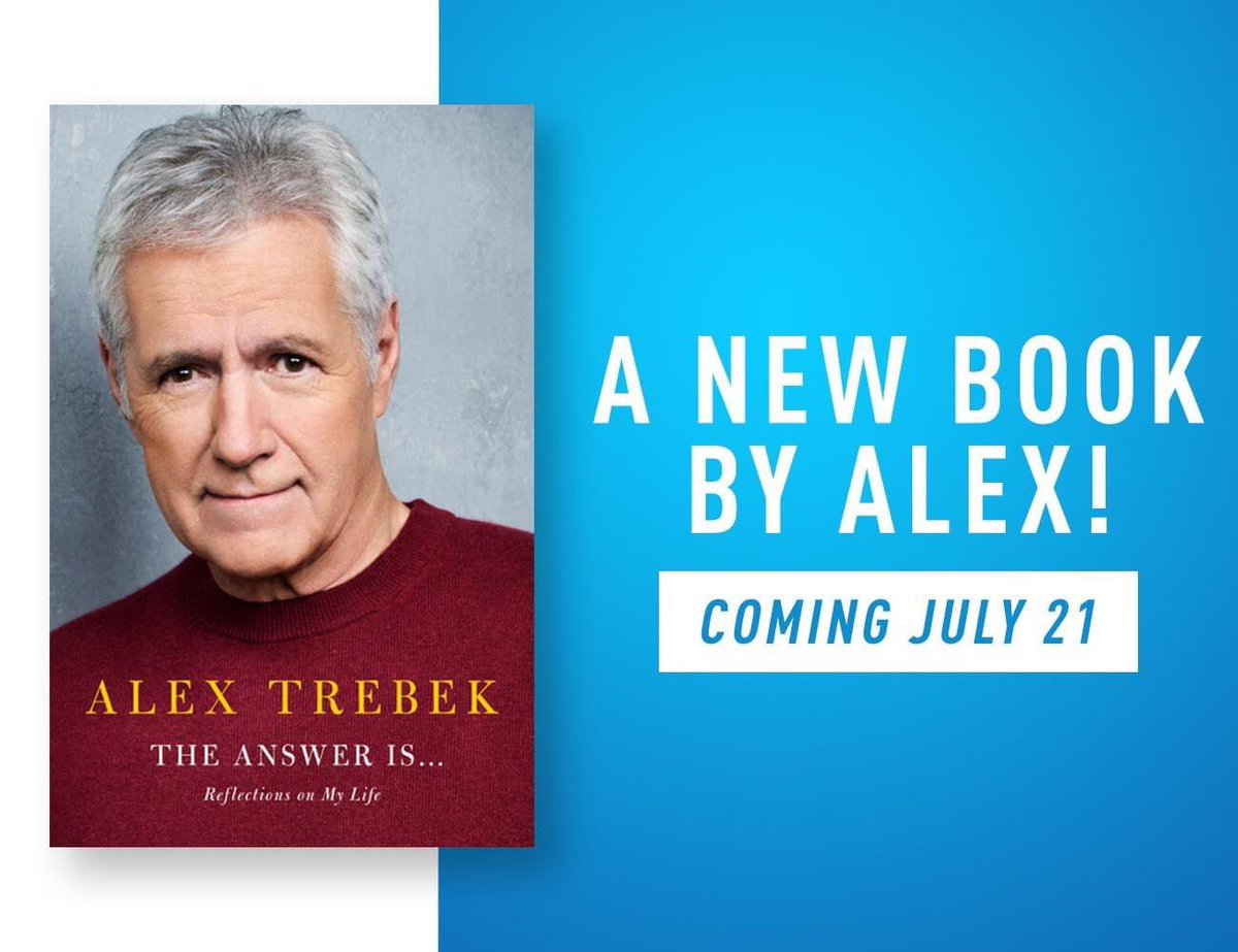 TrebekLife's tweet photo. #dad #bookrelease #july #Jeopardy @Jeopardy 💜 https://t.co/P9z53O4A6P