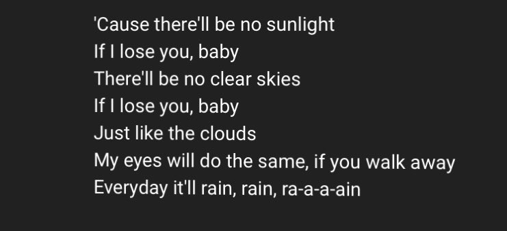 Why? Take a look on Bruno’s song  #HeartbreakWeather  