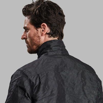 sbramel's tweet image. Another high-tech jacket from UK-brand Vollebak updates the traditional jean jacket in an indestructible material (Dyneema). #denimevolution #clothesfromthefuture
@insidedenim 👖
©Vollebak/Sun Lee