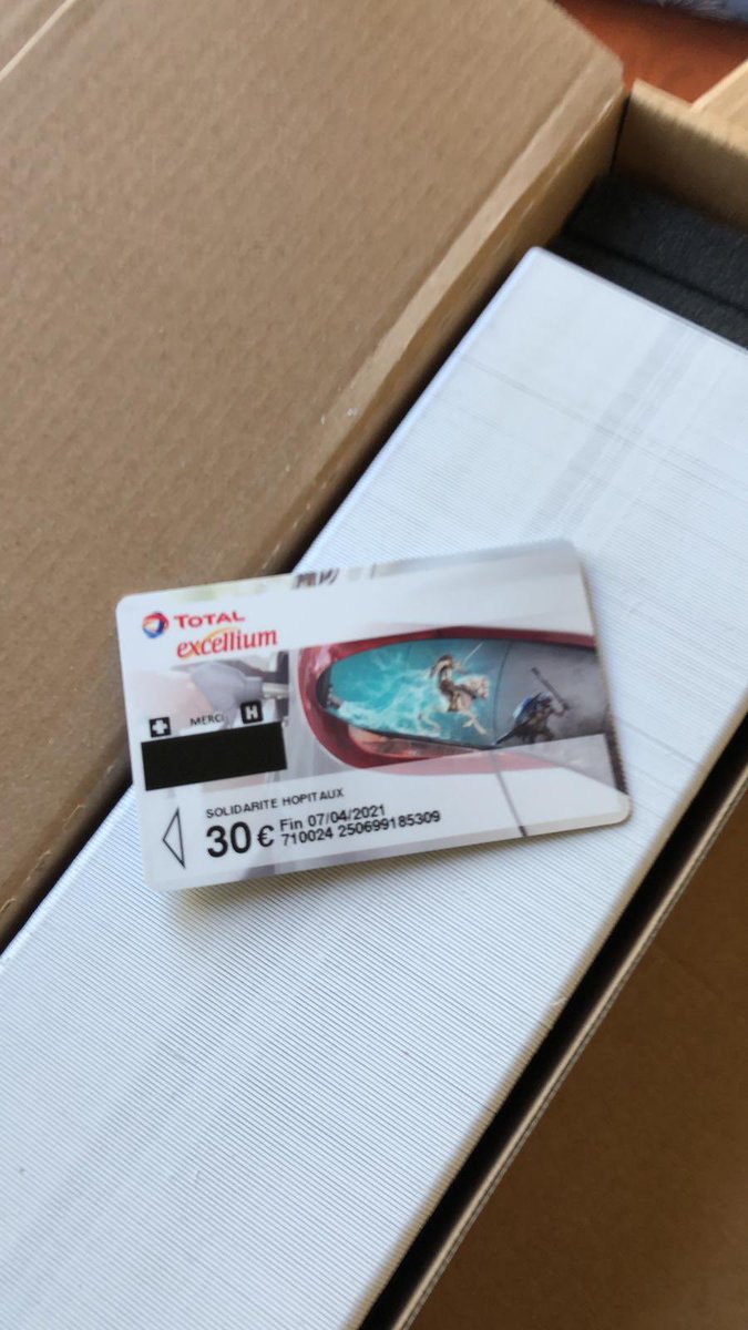 MGVB75's tweet photo. Réception des bons essence de @TotalPress @APHP https://t.co/BrZeKYGqzU