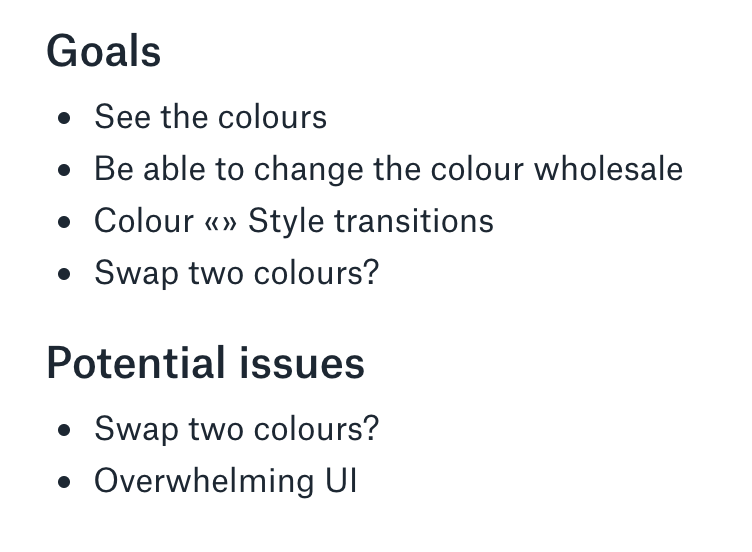 Some months later,  @SickingJ (an engineer on the editor team) approached me, proposing working on something together during Figma’s maker week. We both realized we wanted to build something more real rather than exploratory, and chose SC from a bunch of ideas.