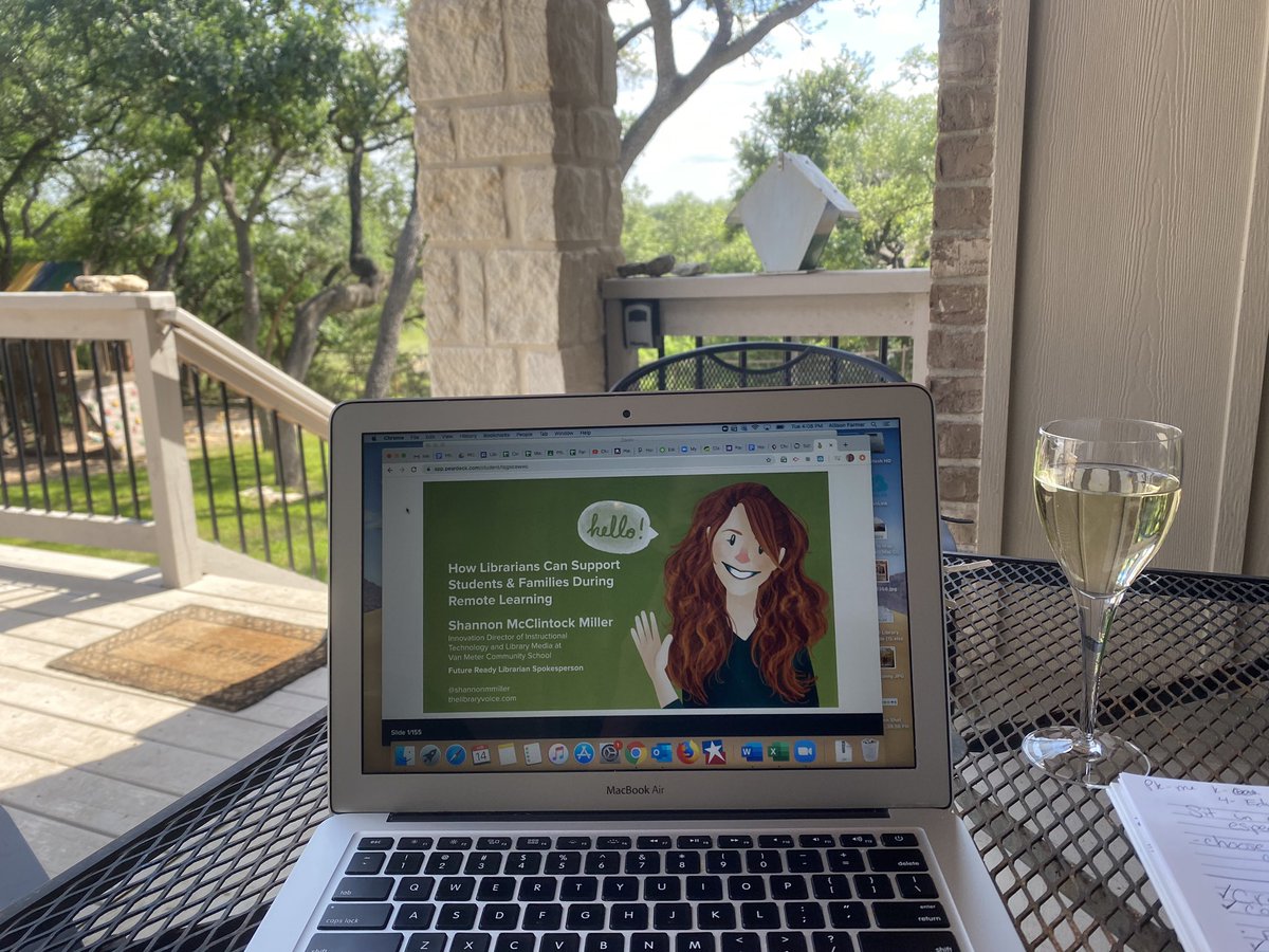 Ready for some PD with <a href="/shannonmmiller/">Shannon McClintock Miller</a> #tlchat #futurereadylib #neverstoplearning