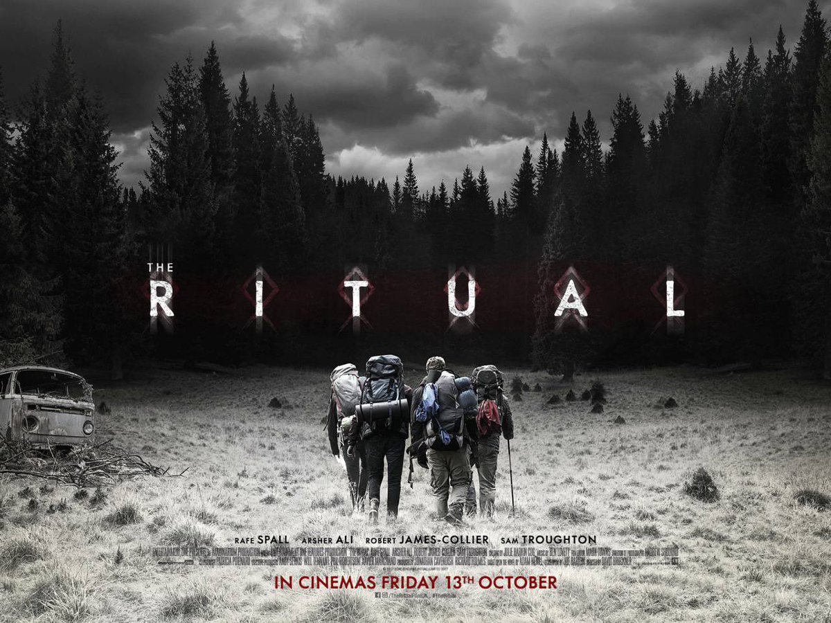 thebenlovett's tweet photo. UK friends 🇬🇧 THE RITUAL makes its broadcast television debut on Film4 tonight at 9pm. This is the original poster for its theatrical run in late 2017.  The score for was written and recorded in London earlier that year with no small contribution from the @LCOrchestra  🎬🎼 https://t.co/qZxcGinjka