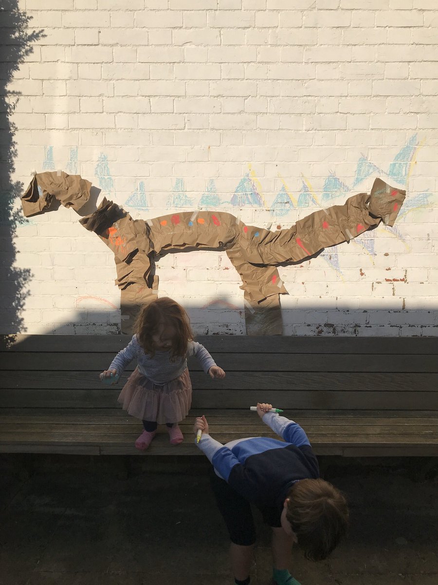 books_let's tweet photo. @maddiemoate and @gregfoot my Bookeaters were inspired to create a crafty dinosaur ‘fossil’ 🦕 after your super #LetsGoLive session this morning 🦖😊 https://t.co/Pm2vhSrycb