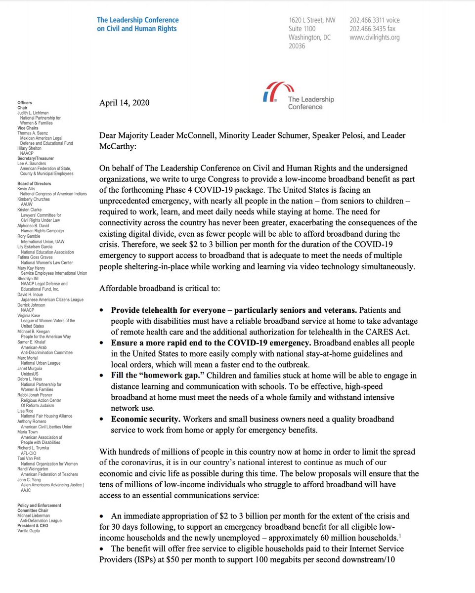 Screenshot of page 1 of our letter. The full text is available at the link in the original tweet.