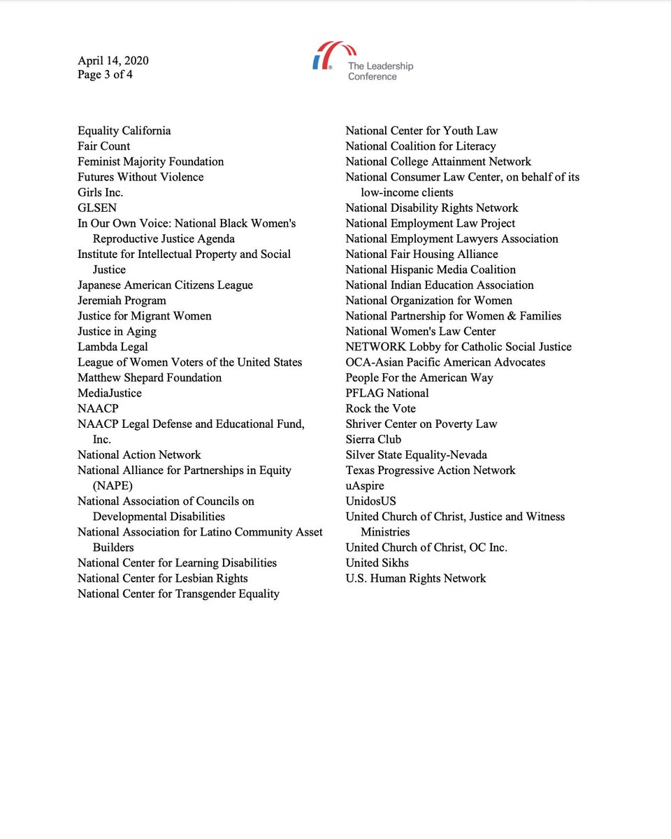 Screenshot of page 3 of our letter. The full text is available at the link in the original tweet.