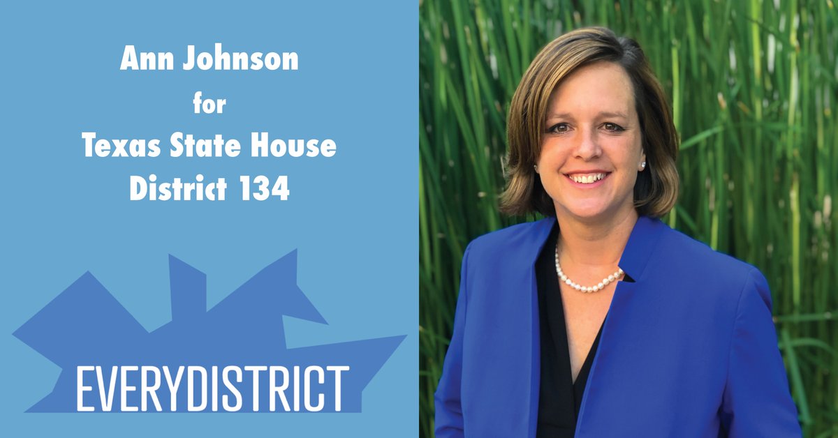 . @VoteAnnJohnson is a former chief human trafficking prosecutor, current teacher, and small business owner. Learn more about Ann and how you can support her campaign here:  https://everydistrict.us/candidates/2020-candidates/ann-johnson/