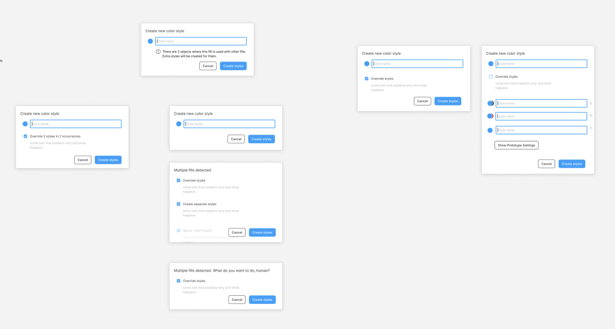 This was the most “traditional” UI work I did on the project. I collaborated with  @thejoannachen and  @nikolasklein and  @rsms to figure that one out. Here are some explorations.