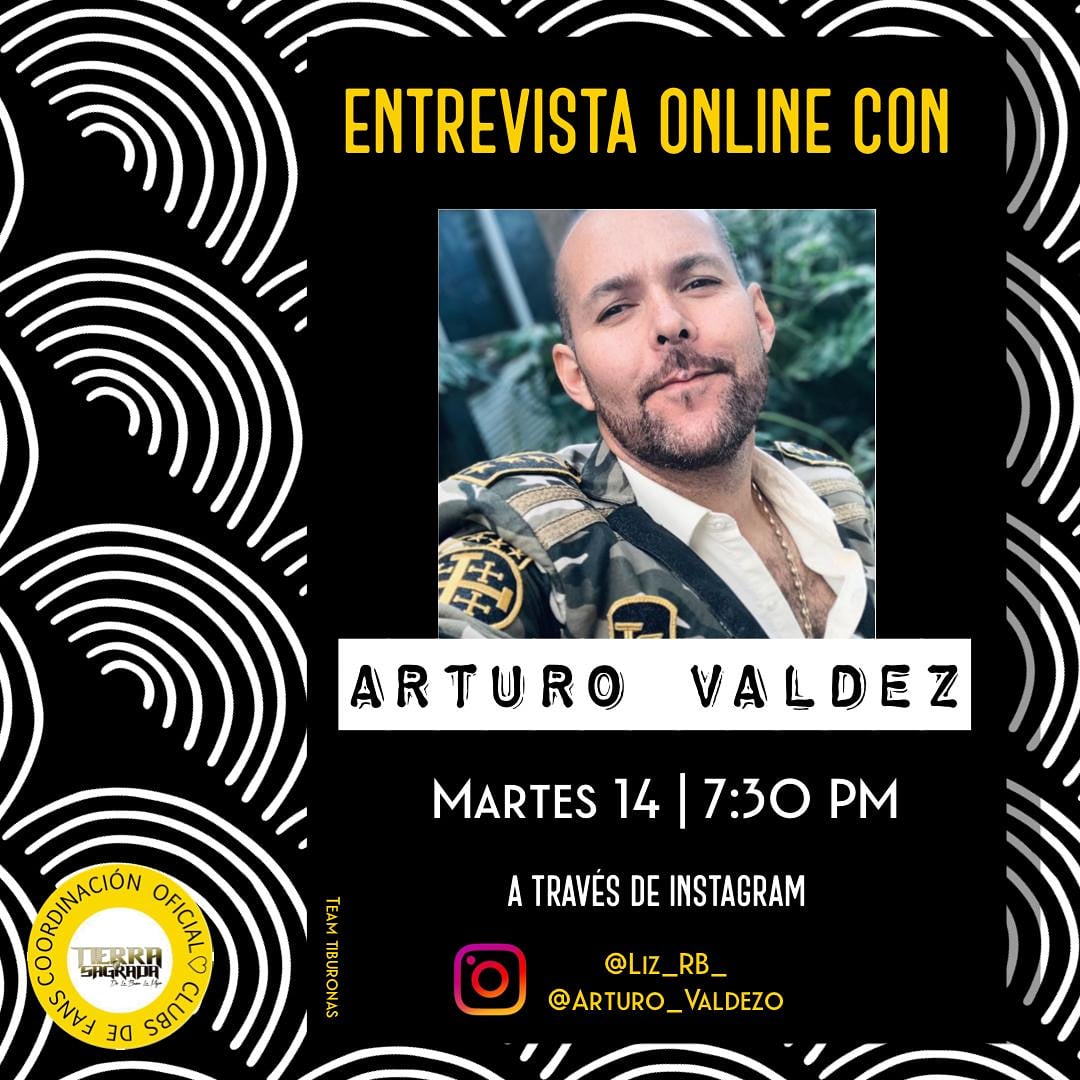 GarmaMily's tweet photo. 🔥 ¡¡ HOY !! 🔥
No te pierdas la entrevista online que le hara Liz Rodriguez a @arturovazz20 través de Instagram!  

#DeLoBuenoLoMejor 💕
@teamtiburonas🦈 https://t.co/RytZzrMRCQ