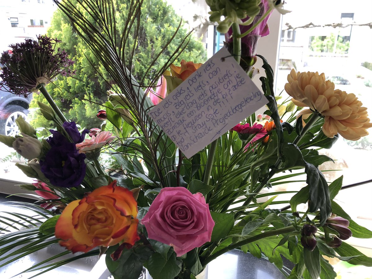 VSPBegeleiding's tweet photo. Vandaag verrast door onze Officemanager Giovanna Antonacci dankjewel voor het persoonlijk langs brengen van de leuke attentie in deze bijzondere tijd. #staysafe #veerkracht https://t.co/DeSG1InuvR
