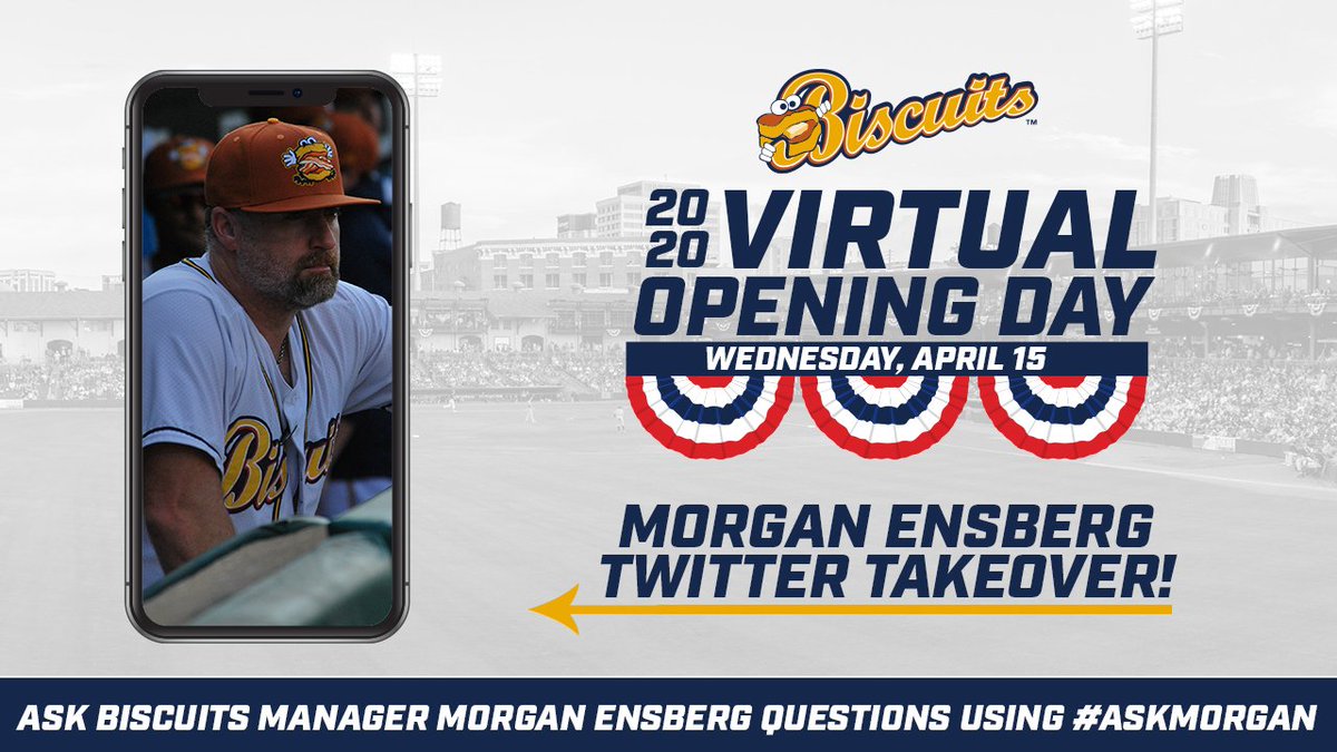 BiscuitBaseball's tweet photo. Keep the questions and comments coming! Reply below or use #AskMorgan to submit yours! https://t.co/fzVD3yCViD