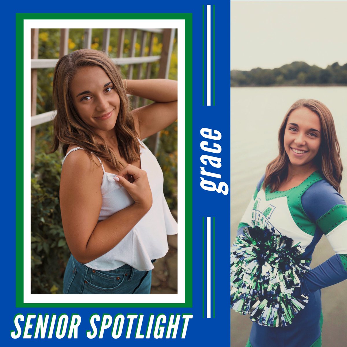 millnorthcheer's tweet photo. 🌟Senior Spotlight🌟 Grace is headed to the Univ of Missouri next year!  We will miss you! https://t.co/dAapPvmxJM