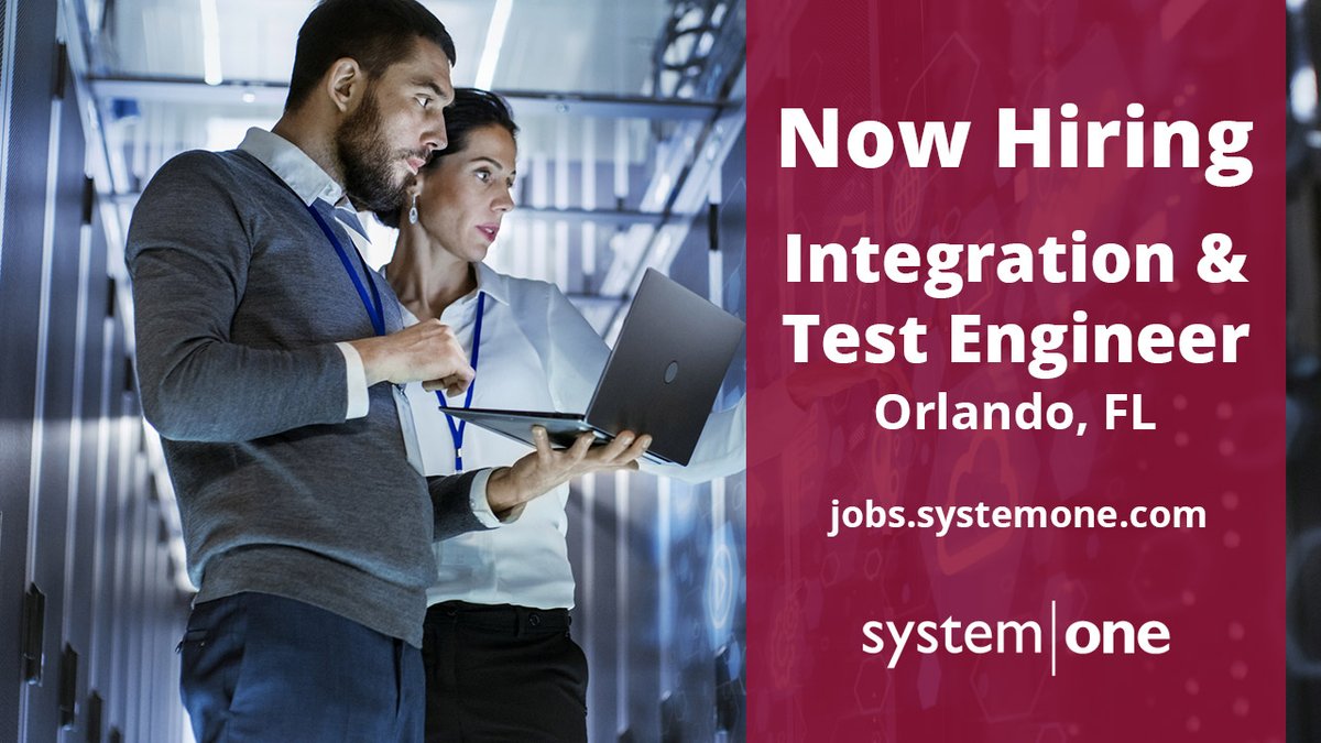 SystemOne_Jobs's tweet photo. HOT JOB ALERT: We are looking for a System Integration & Test Engineer with an understanding of electronics testing methods. Find our more and #ApplyNow https://t.co/2NjvguGfrG
#TechnologyTuesday #Jobs #NI #LabWindows #CVI #LabVIEW #TestStand #Tech #JobsinFL https://t.co/AfuRy2rPkq