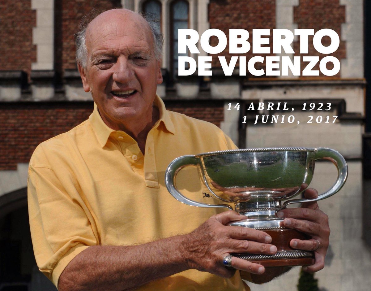 PGATAmericasESP's tweet photo. En un día como hoy, hace 97 años, nació en Buenos Aires 🇦🇷 el legendario Roberto De Vicenzo.

On this day, 97 years ago, a legend was born in Buenos Aires, Argentina. #RobertoDeVicenzo #ElMaestro https://t.co/4HtgcgYZAy