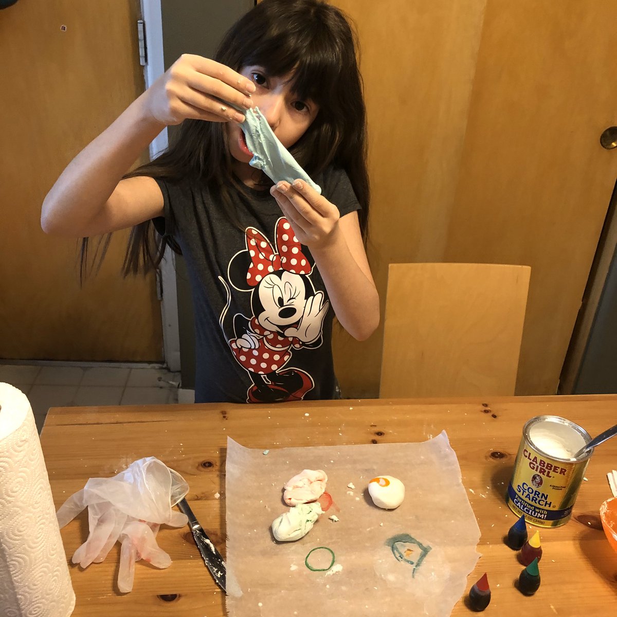 Absolutely amazed at how creative our d100 families are! A and A made homemade play dough out of cornstarch and hair conditioner. Students become the teachers! #d100inspires #komenskymatters #ilschoolsstepup <a href="/timdunnell/">Tim Dunnell</a>