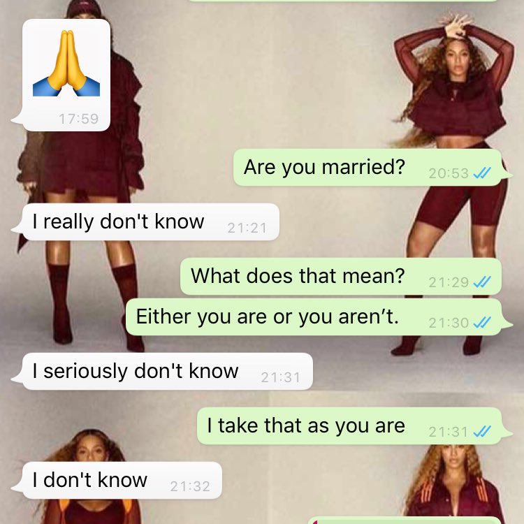 Izolo, this guy I was talking to last year posted a wedding pic with “2019 ” as a caption on his status. So I asked...