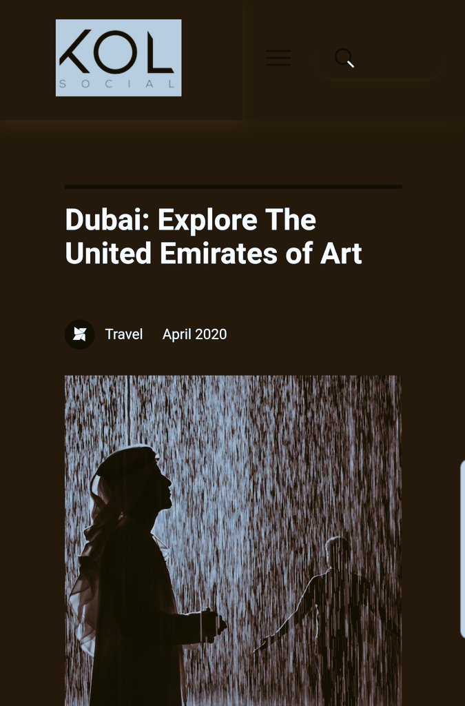 BAdesuyan's tweet photo. Just because we can't travel, doesn't mean we can't discover.
My travel feature on Dubai's art scene is published in @TheKOLSocial
 Check it out on  https://t.co/F7kppLHzPc

#iamkol #thekolsocial #thekolsocialmagazine #diversitygroupsdirectory #Travelwriting #MyDubai https://t.co/vZ0iEuY454