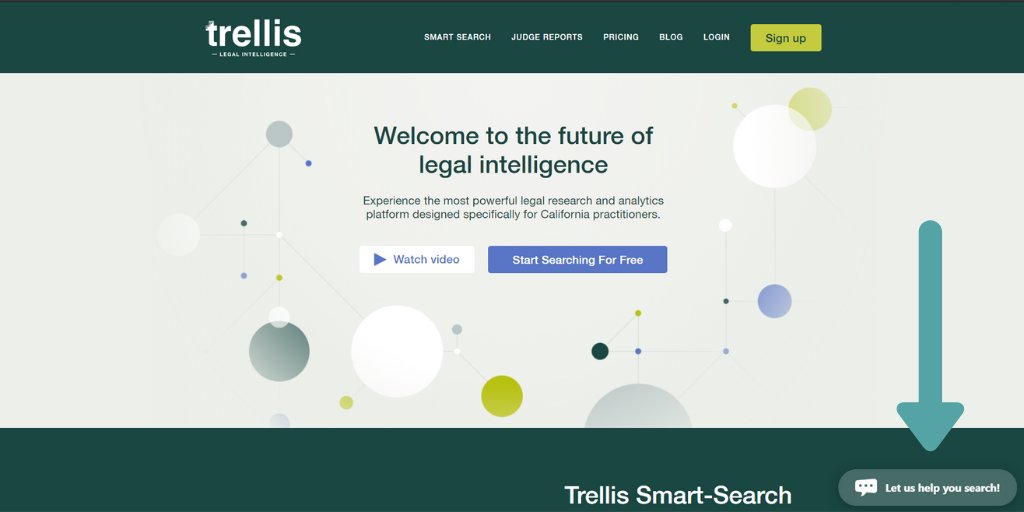trellis_law's tweet image. Come chat with us! We have integrated a new chat client. Please let us know if you need any help navigating our site or if you would like to set up a free trial. #legaltech
trellis.law