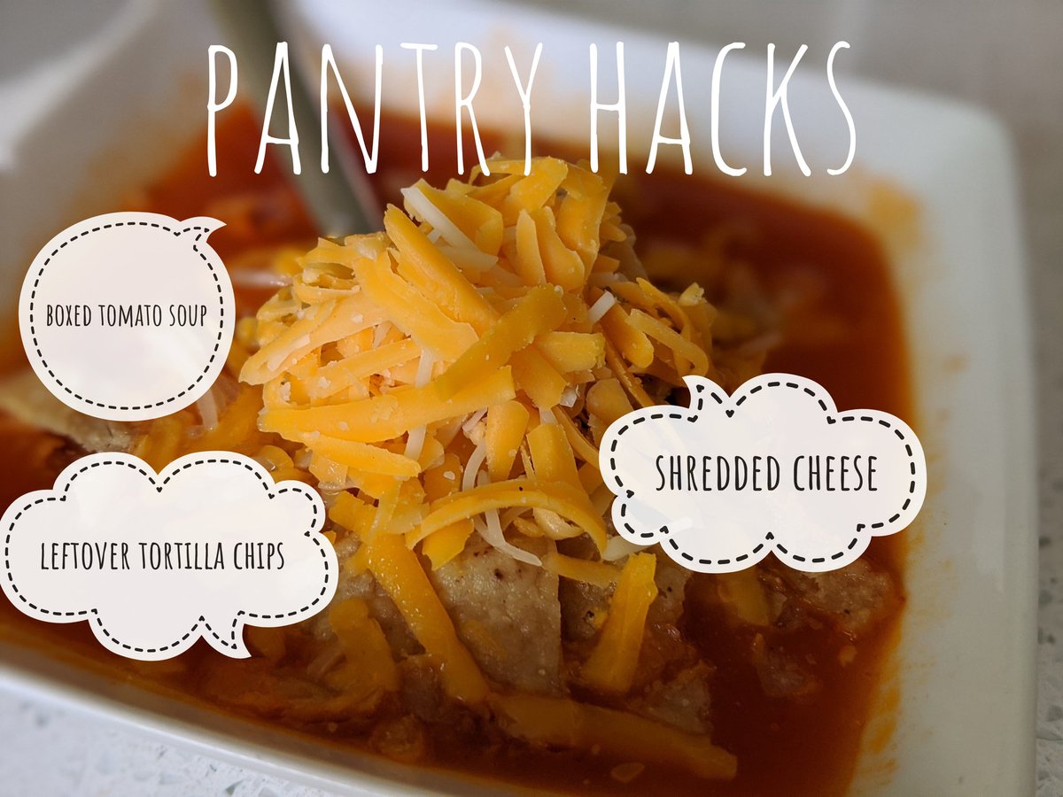 alikhaneats's tweet photo. Making something out of almost nothing: tomato soup from a box, shredded cheese and tortilla chips #pantryhacks #Cooking #QuarantineLife https://t.co/R3Gmcladcs
