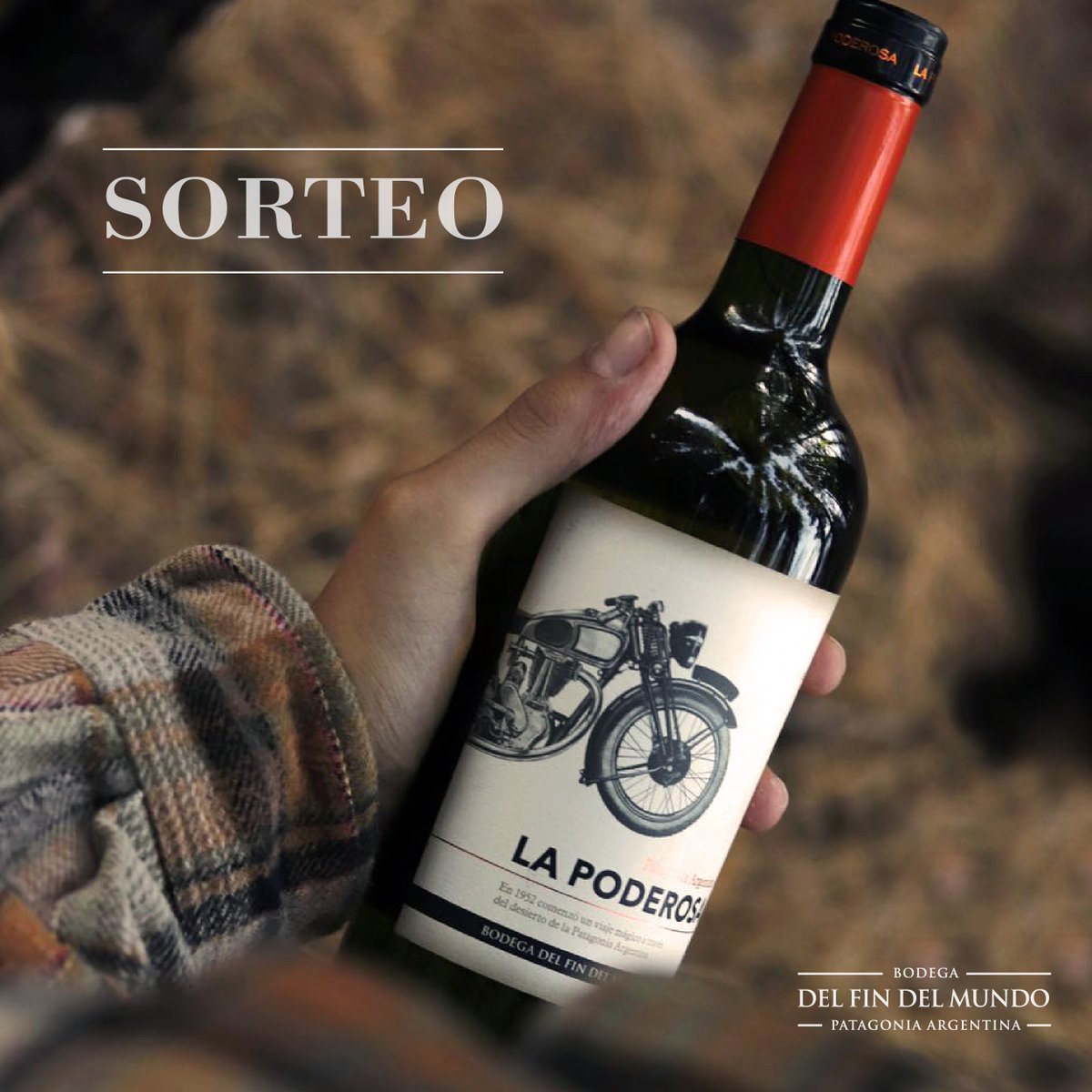 ¡SORTEO! #QuedateEnCasa con vinos de #BodegaDelFinDelMundo

Para participar, nombrá a 3 amigos con los que te gustaría compartir un vino cuando salgas de esta cuarentena, dale "Seguir" a nuestro perfil y like a la foto.

Ver bases y condiciones en: bit.ly/2xtHZoB