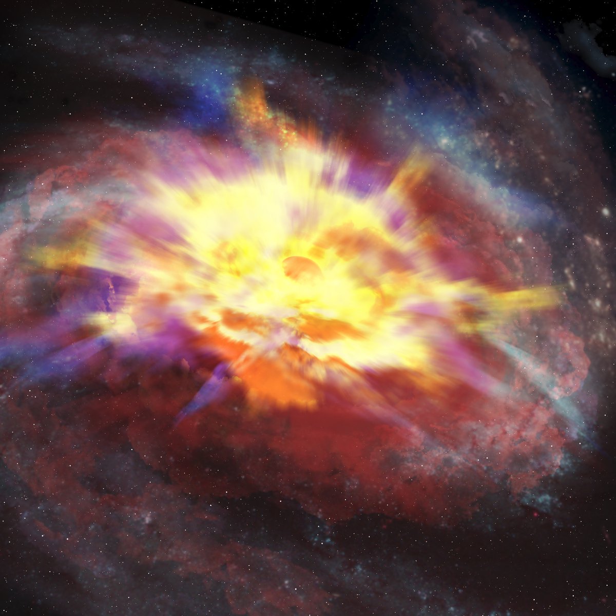 GeminiObs's tweet image. Researchers using #GeminiObs of #NOIRLab have detected the most energetic wind from any quasar ever measured. This outflow travels at nearly 13% of the speed of light. Read all about it our PR, Cosmic Tempest:  ow.ly/ZdOS50zcSud #NSFscience #discovertogether