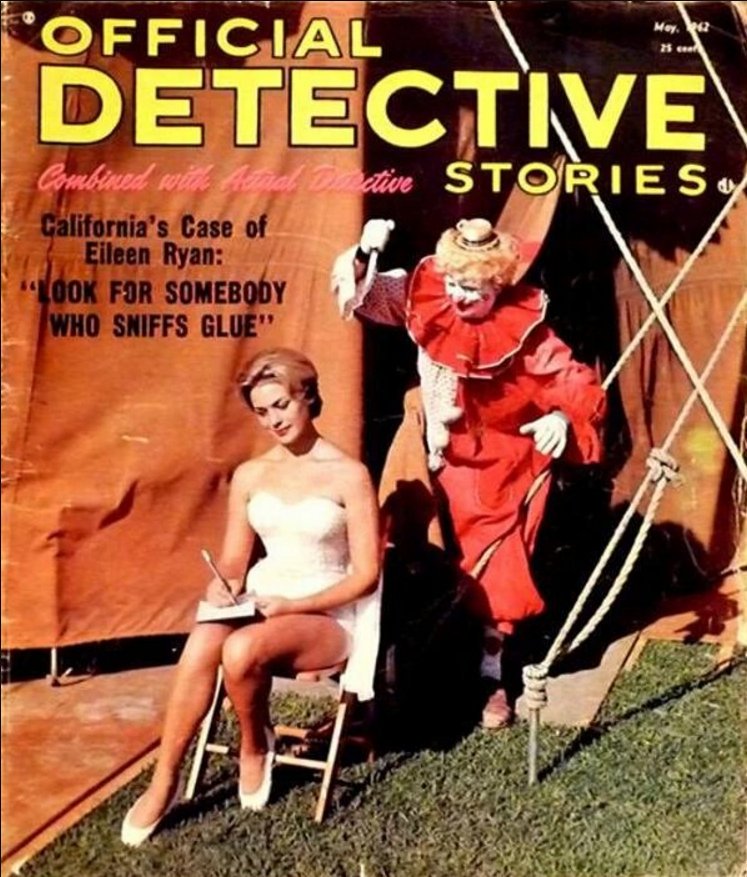 And by the 1960s the crime clown was pretty much out of business, replaced by his psychopathic sibling the Terror Clown!