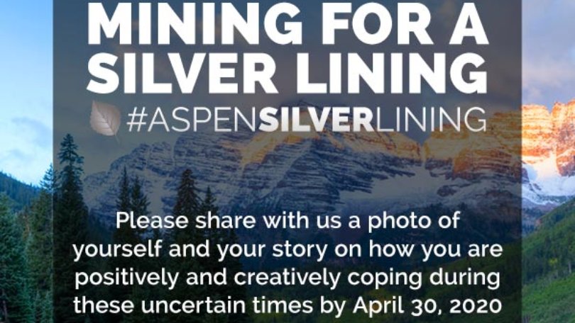 TheAspenTimes's tweet photo. "Leading with positivity and connecting people in an authentic way is key right now" We want to share how Aspenites are creatively coping, finding an #aspensilverlining in today's world w/ @Lucyleatucker + Aspen Times' Mining For A Silver Lining project. https://t.co/8KpKZb8c9G https://t.co/G52BXLSQRZ