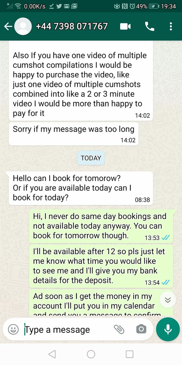 GoddesItalian's tweet photo. One of the advantages of doing escorting part time (therefore not relying on this to pay my bills) is that I don't have to follow the rules: still max discretion for genuine clients but for pests like this, you get published and your number not obscured https://t.co/GoHndli0CT