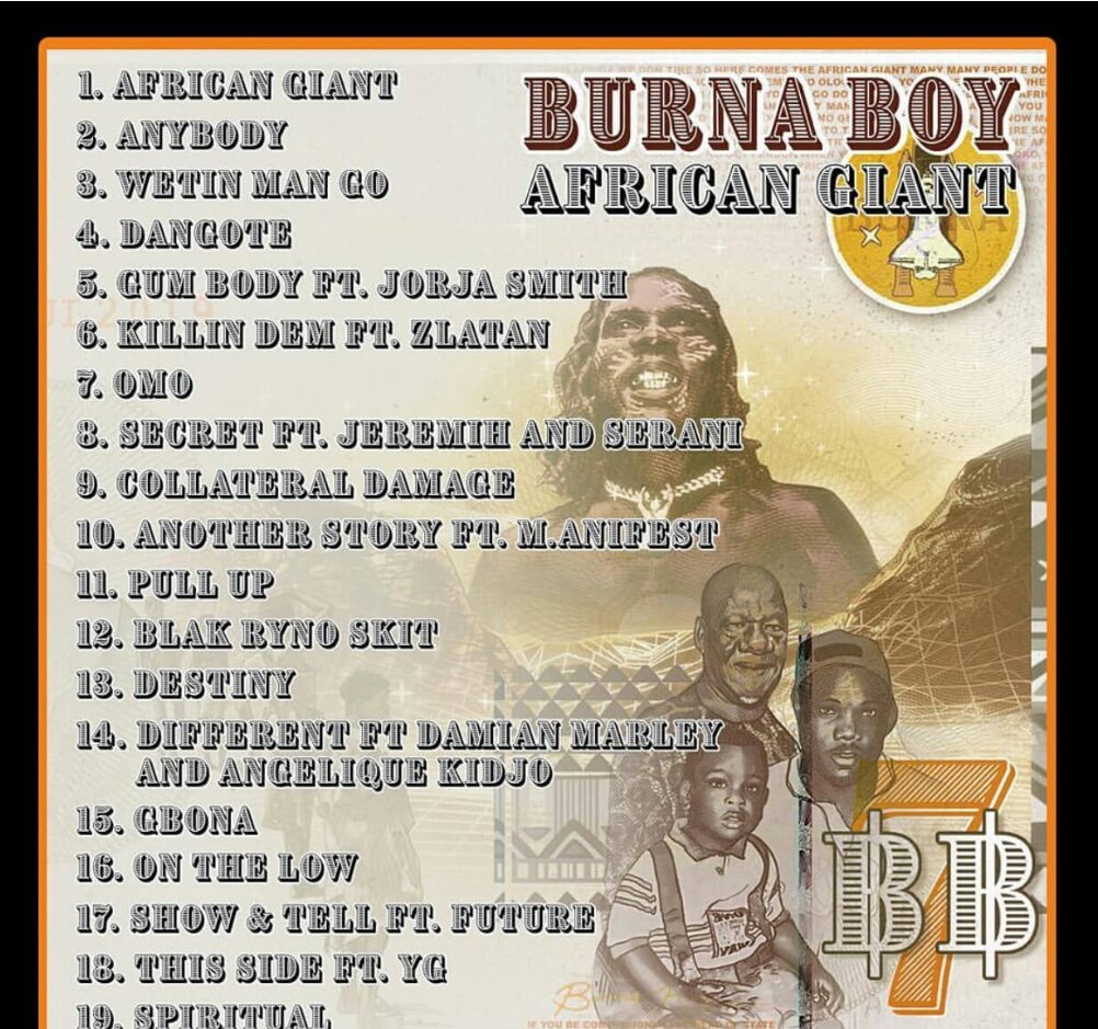 AFRICAN GIANT -Burnaboy