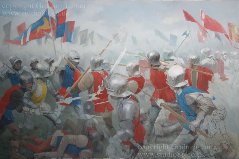 The Battle of Barnet ended with estimates of between 1000 to 4000 deaths. The Neville brothers, Richard Earl of Warwick and John Marquess of Montagu body’s were displayed at St Paul’s Cathedral for three days.