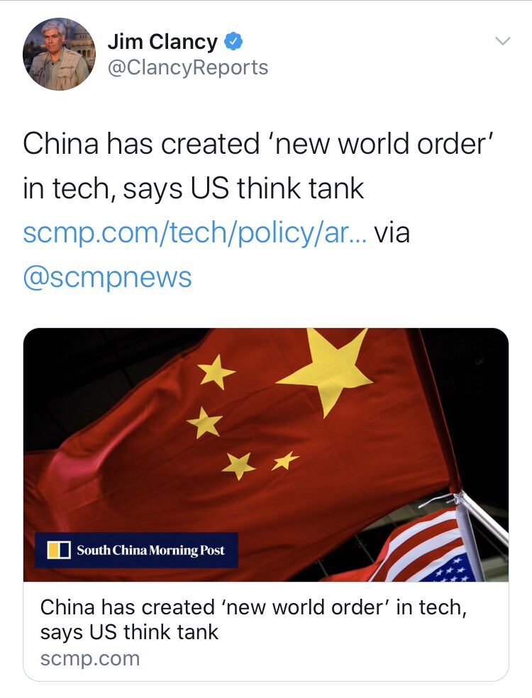 He’s pushed actual Chinese propaganda from  @SCMPNews, a well-known mouthpiece for Beijing, and beyond. Including plenty that is pretty obviously anti-American in its intent. Just look at these headlines.