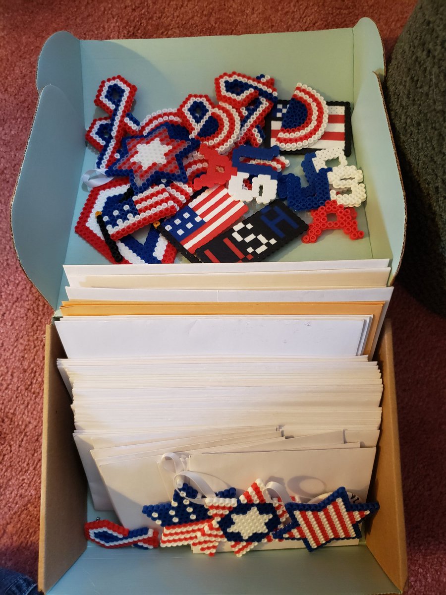 CCRSShakespeare's tweet photo. So overjoyed by the love in this box! Thank you, thank you, thank you #CannadayES! Please let ALL involved know how important these gifts are to the #HonorFlight #veterans. You all made a difference and may you be blessed for it! #mailcall #legacyproject #gratitude https://t.co/EXIdasvpG4