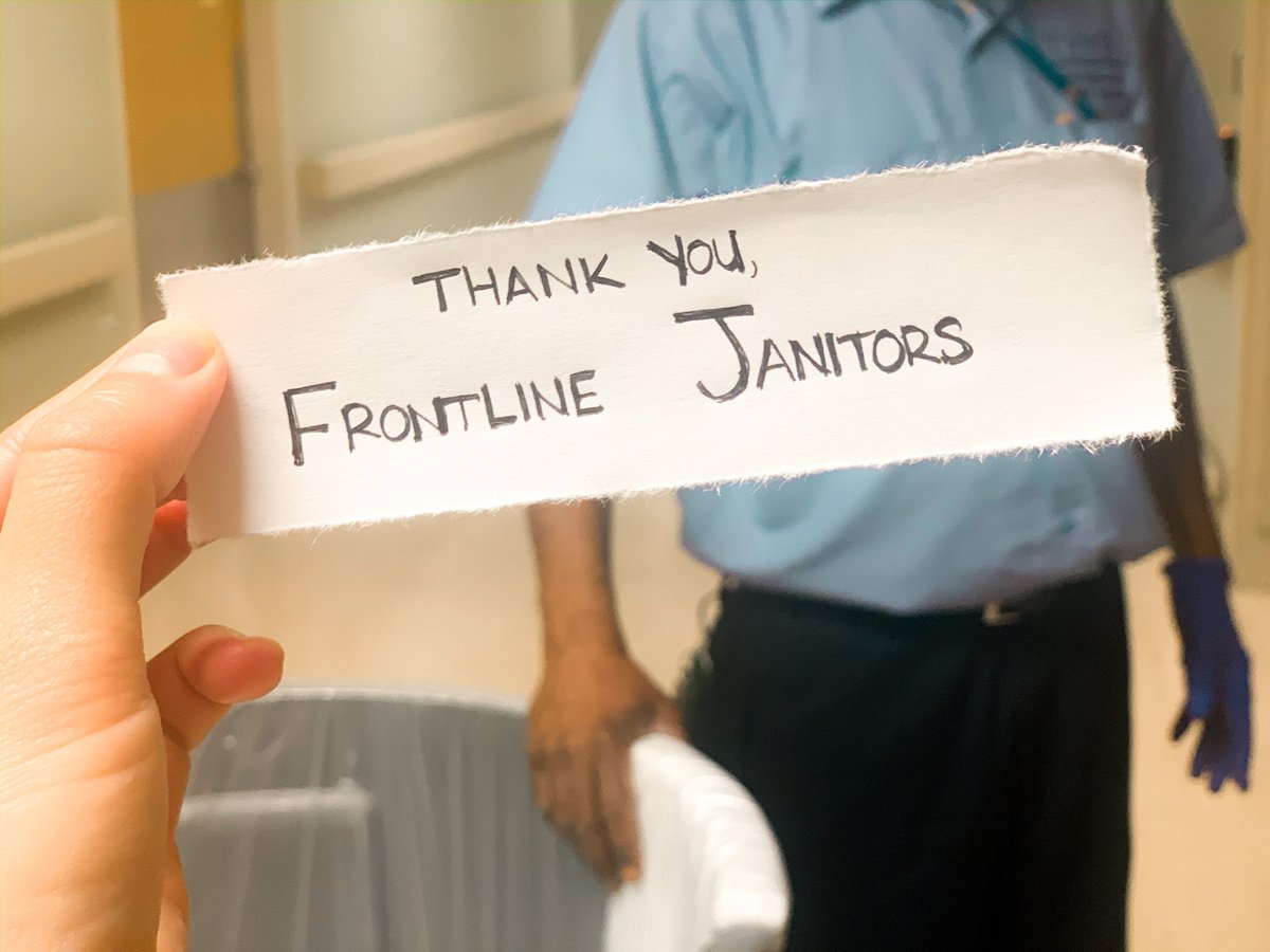 JohnCooper4Nash's tweet photo. Dr. @doctortheaLS and Dr. Izmaylov at @VUMChealth wanted to thank the janitorial staff at VUMC and the VA cleaning facilities during #COVID19. They raised more than $5k to provide gift cards to the custodian team keeping their buildings clean and sanitized! #NashvilleStrongStory https://t.co/eDJW97DQsz