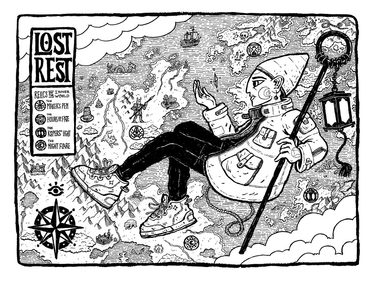 lostrest_'s tweet photo. @AdobeDrawing You're rad, @AdobeDrawing! 
-----
https://t.co/KophCUYXmr
https://t.co/dEImvqDQsB
I'm an artist and designer who loves to draw and build imagined worlds.
❤️❤️❤️
Thanks for looking at my stuff. I hope everyone is keeping well and staying safe. Hang in there, people. https://t.co/ypcDCB9DPB