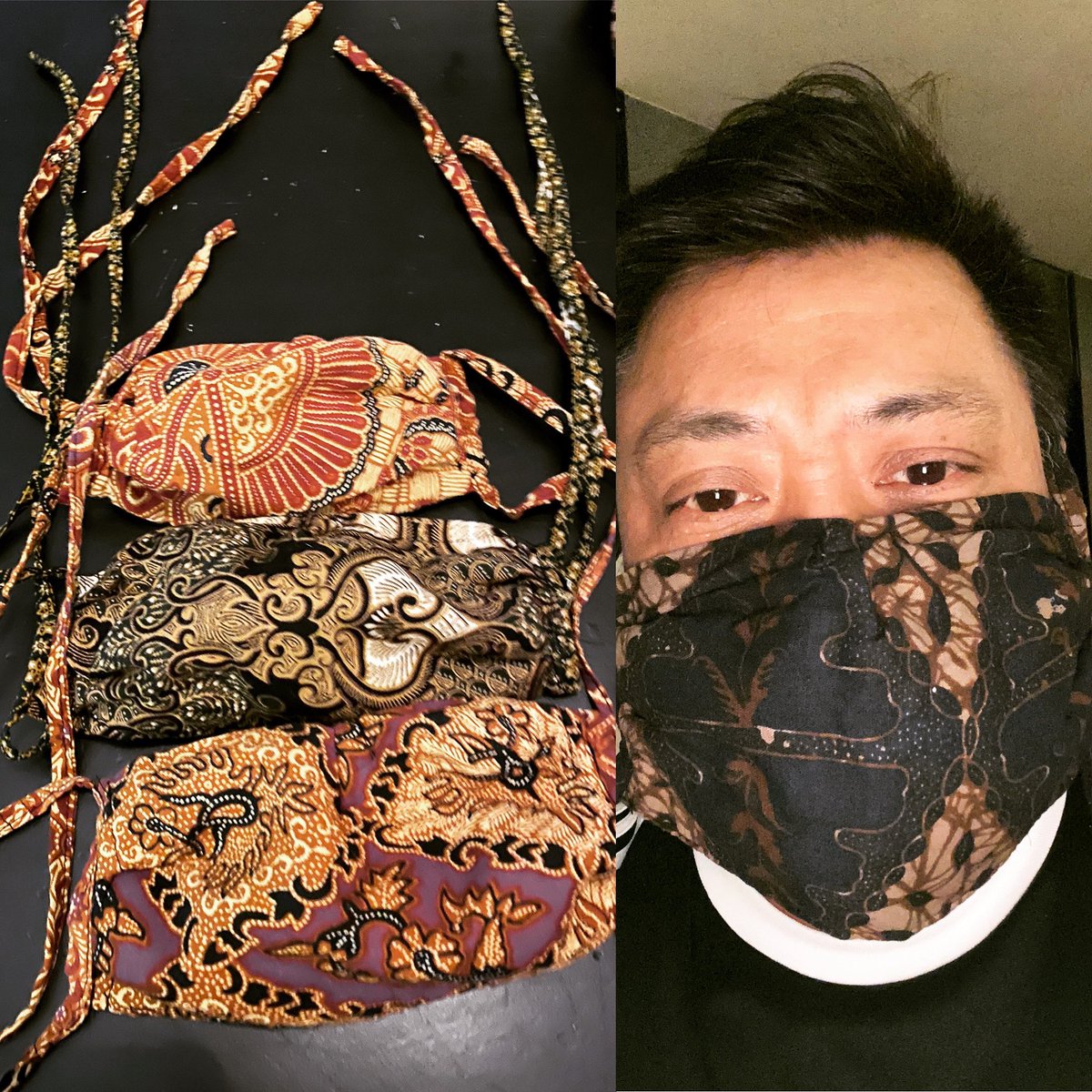 L5Records's tweet photo. #batik #coronavirus #homemade https://t.co/ERtXxY5MR2